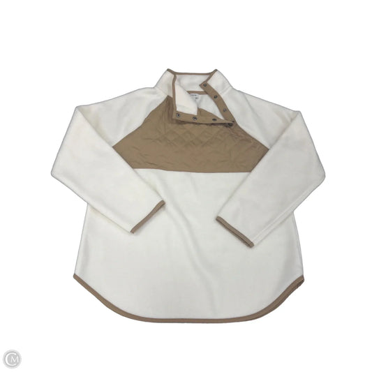 Jacket Fleece By J. Crew In White, Size: S