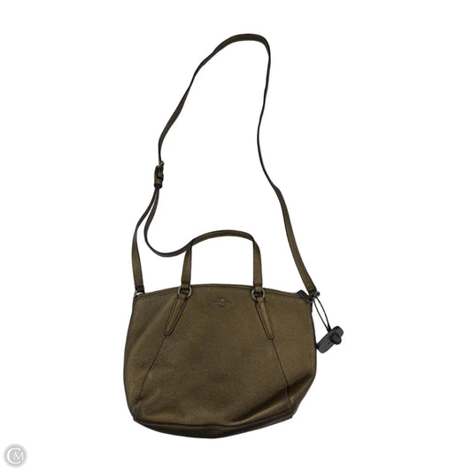 Crossbody Designer By Coach, Size: Small
