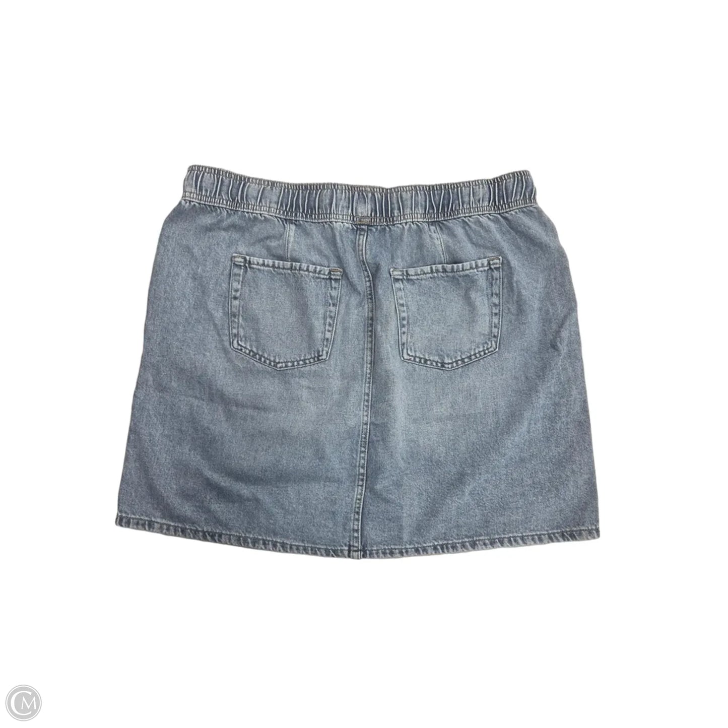 Skirt Mini & Short By Maurices In Blue Denim, Size: 16