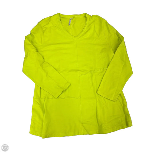 Top Long Sleeve By Lulu B In Green, Size: Xl