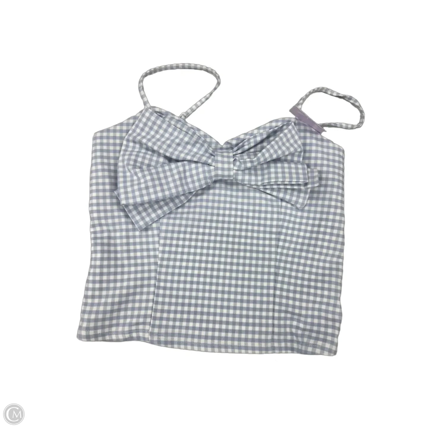 Tank Top By Originality In Blue & White, Size: S