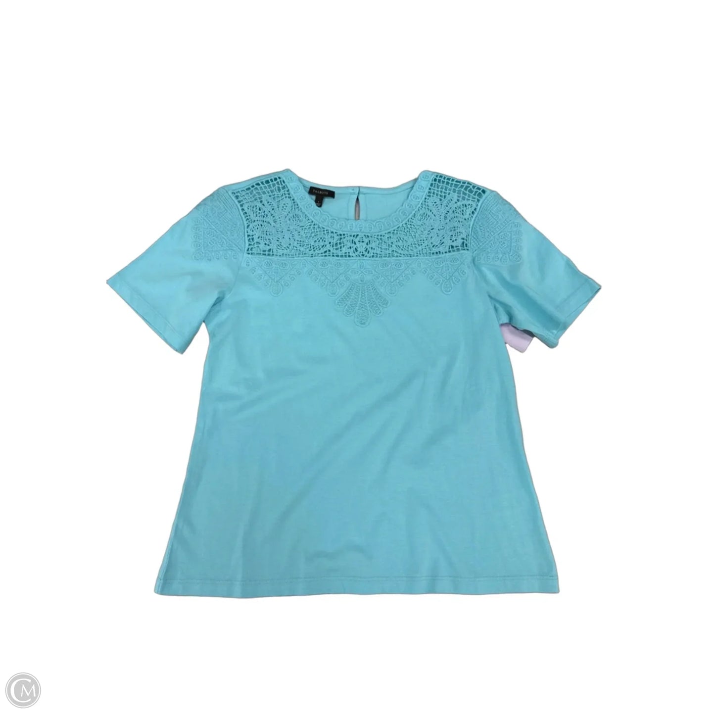 Top Short Sleeve By Talbots In Blue, Size: S
