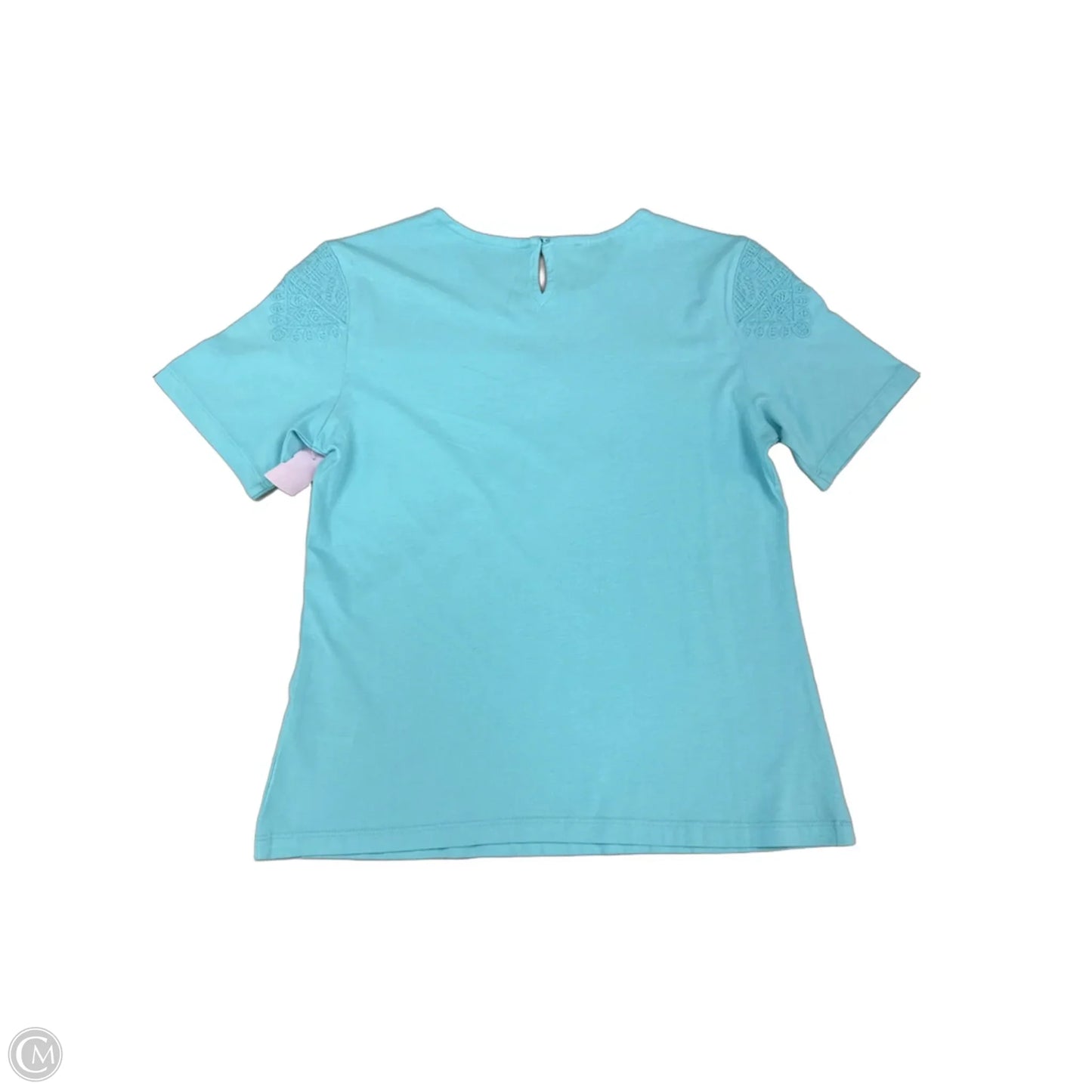 Top Short Sleeve By Talbots In Blue, Size: S