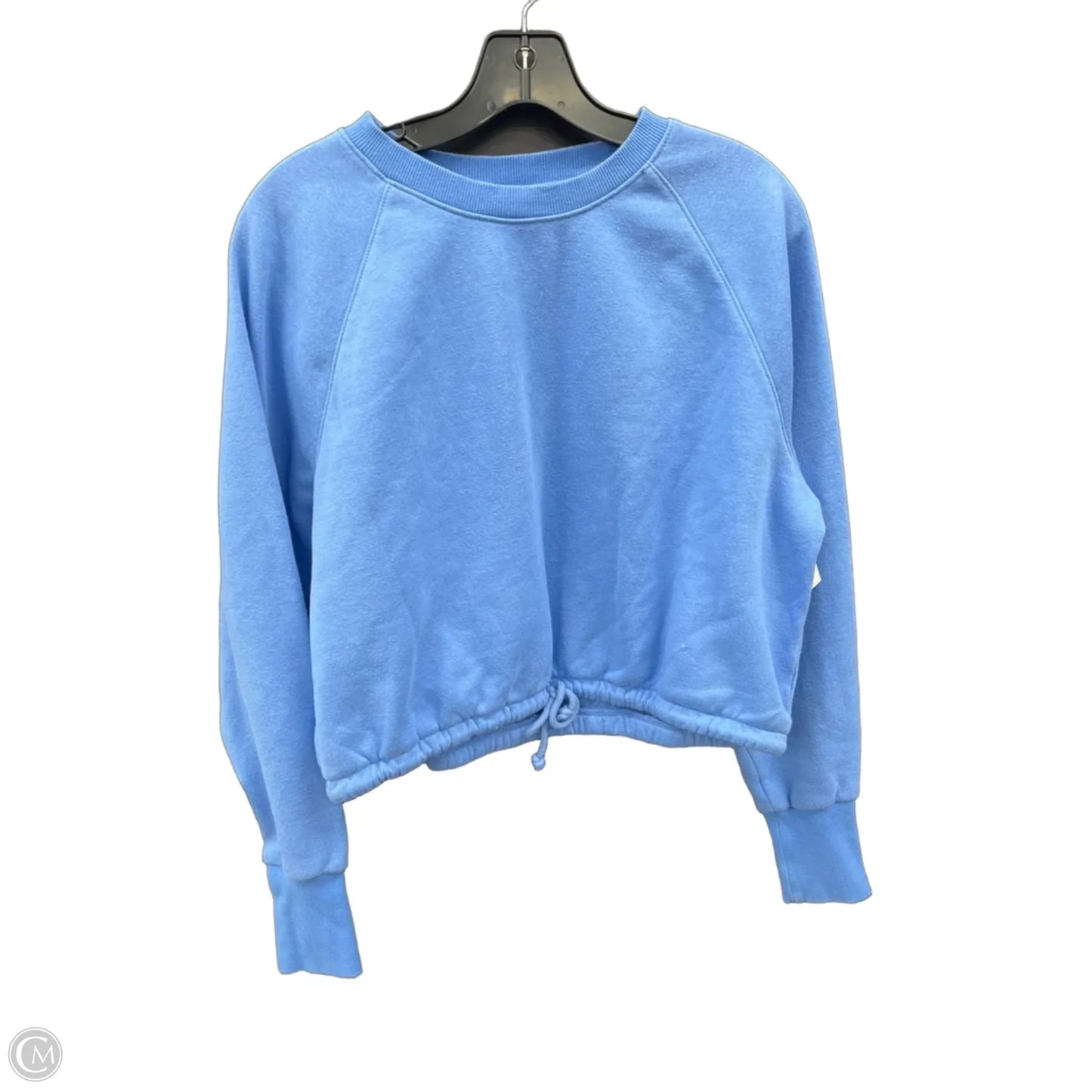 Top Long Sleeve By H&m In Blue, Size: M
