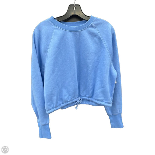 Top Long Sleeve By H&m In Blue, Size: M