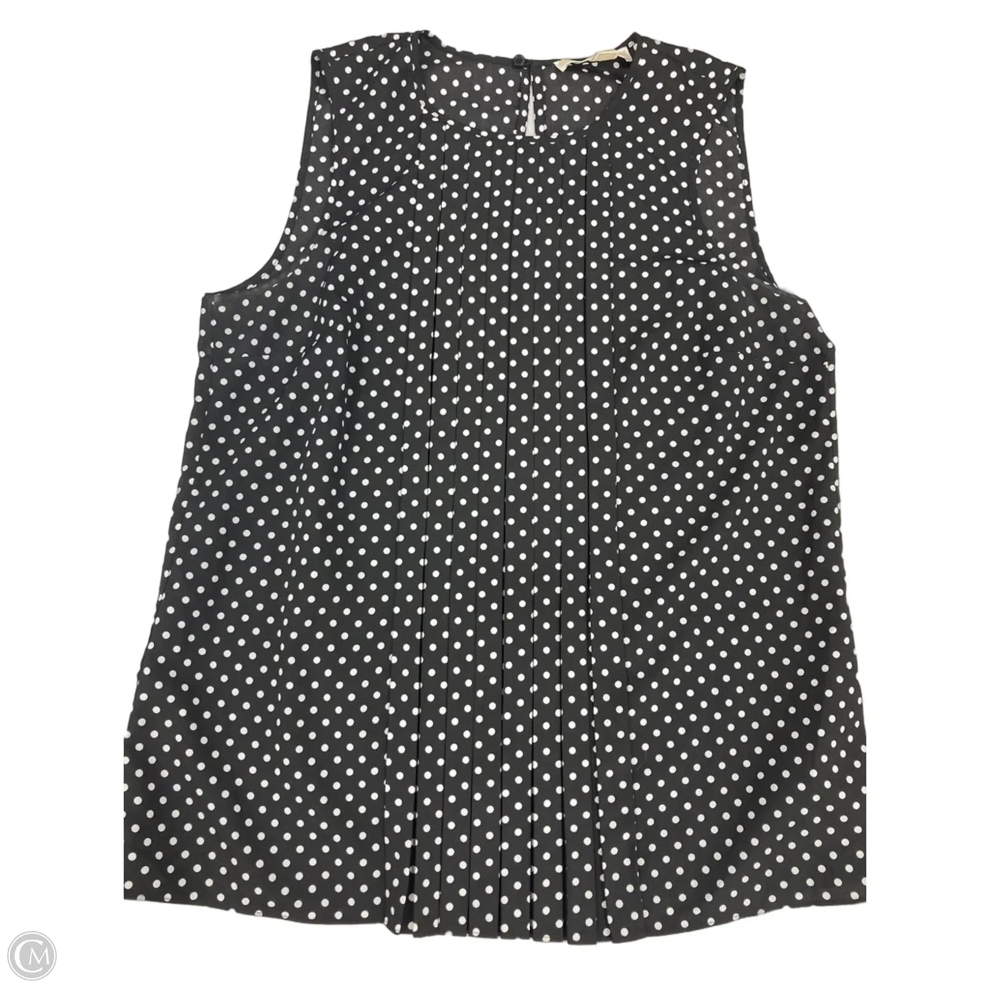 Tank Top By Michael By Michael Kors In Polkadot Pattern, Size: M