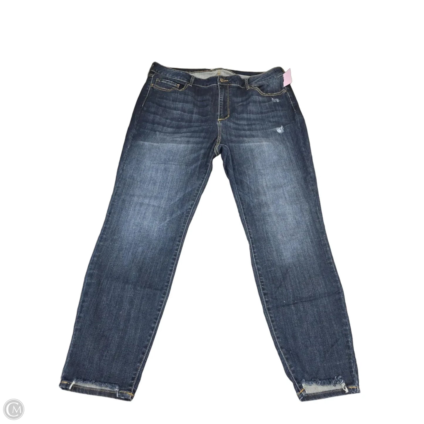 Jeans Straight By Cme In Blue Denim, Size: 22