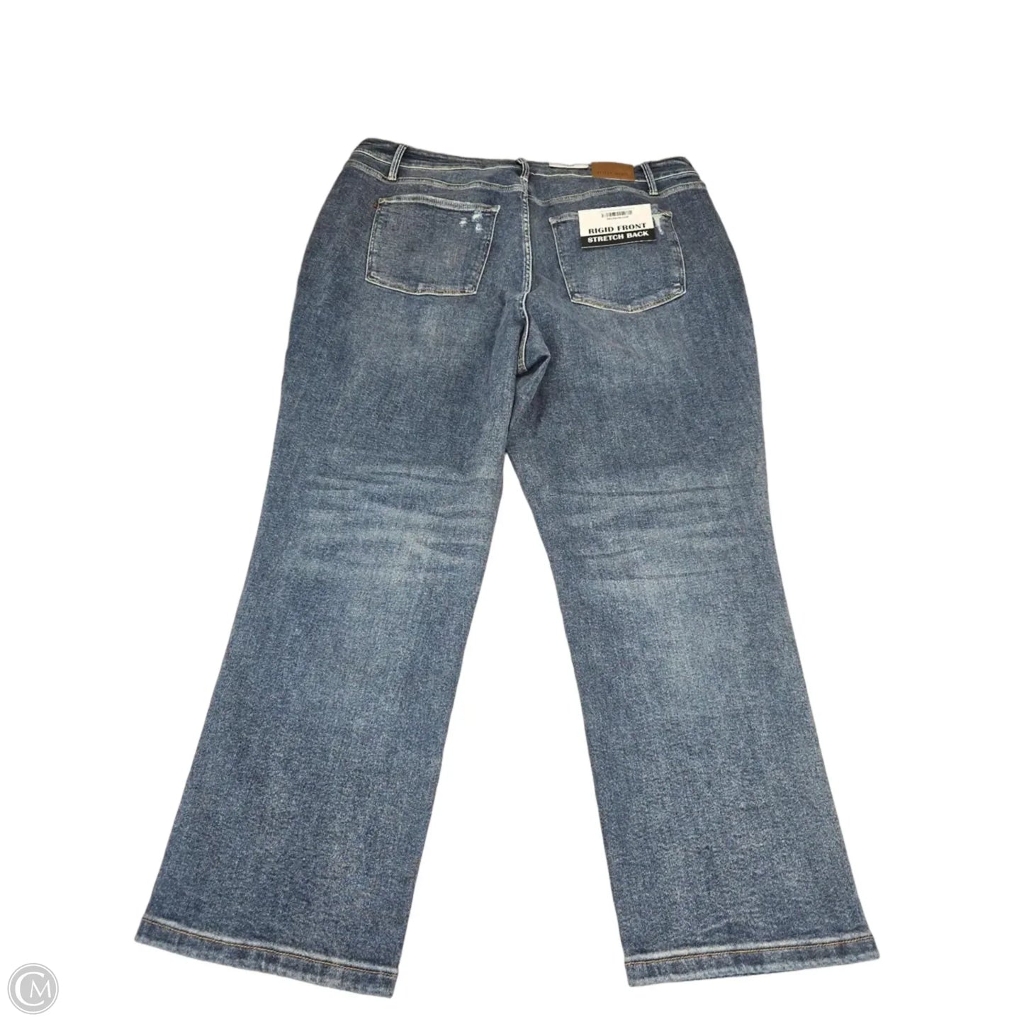 Jeans Straight By Judy Blue In Blue Denim, Size: 22w