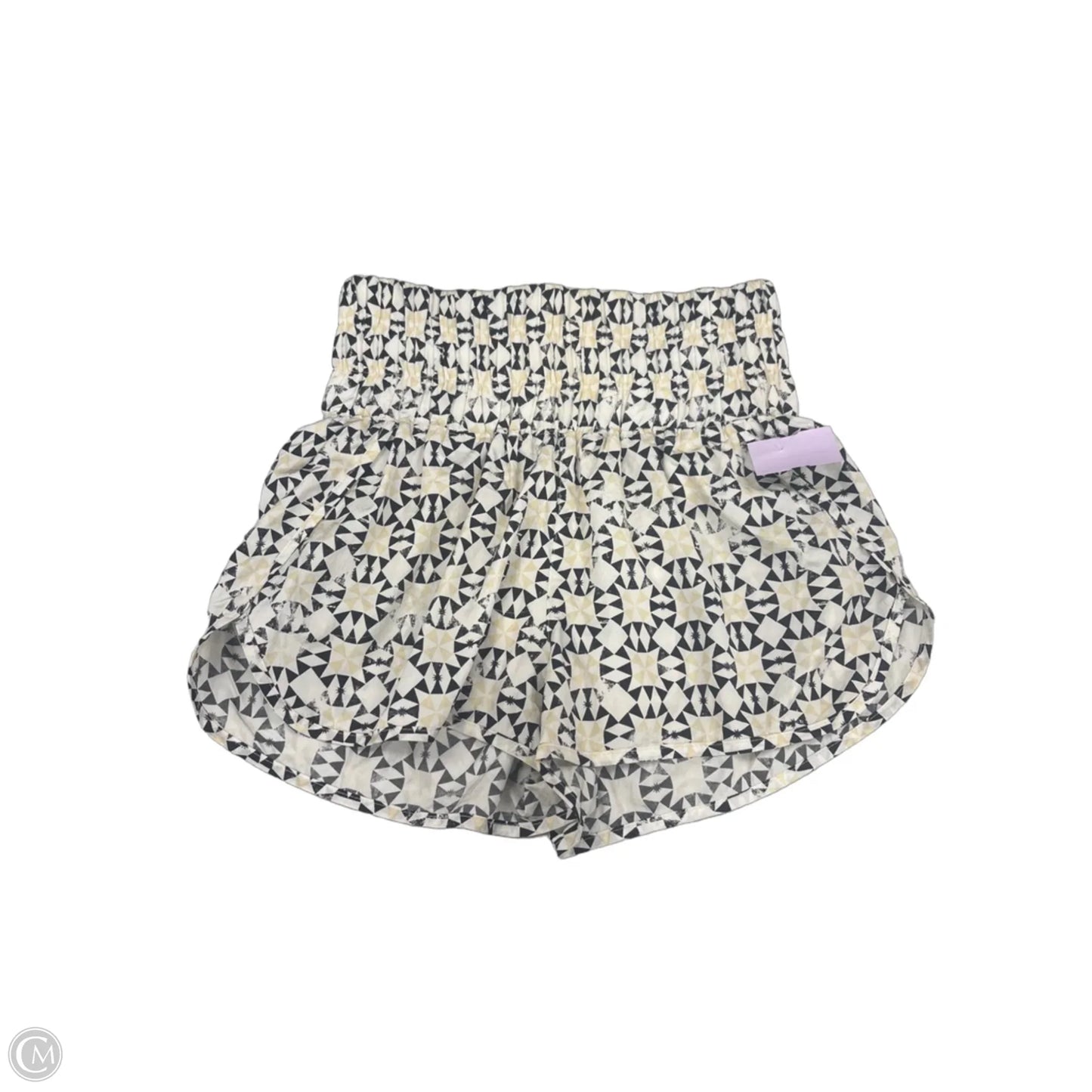 Athletic Shorts By Free People In Geometric Pattern, Size: S