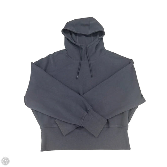 Athletic Sweatshirt Hoodie By Old Navy In Navy, Size: L