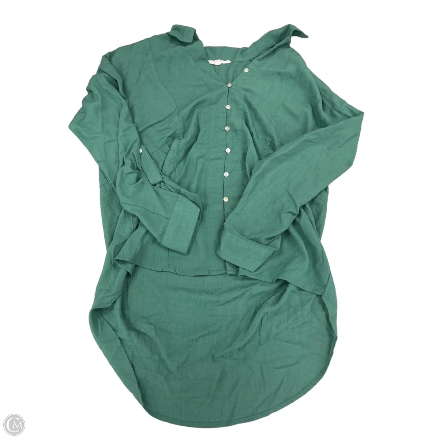 Top Long Sleeve By Jane And Delancey In Green, Size: M