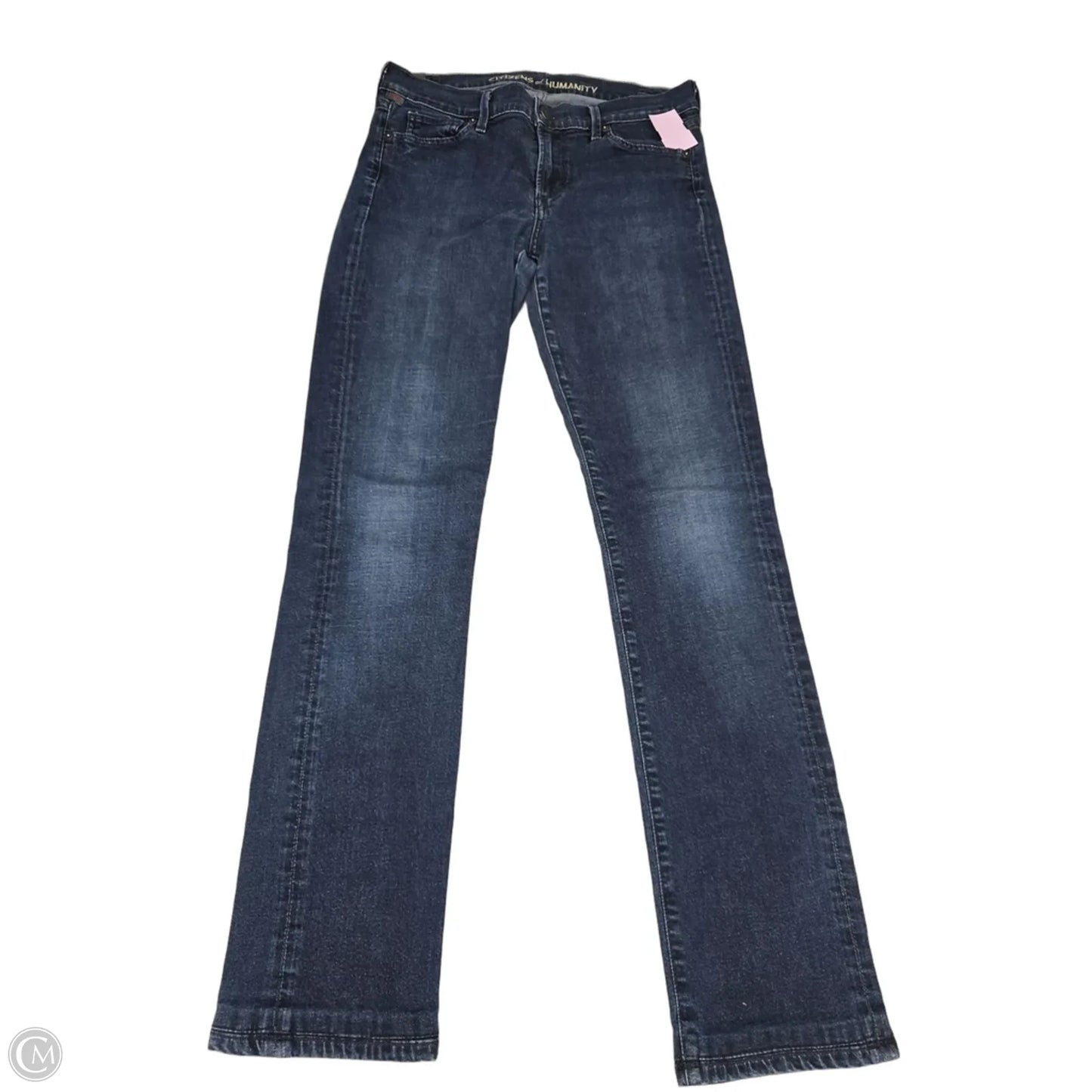 Jeans Straight By Citizens Of Humanity In Blue Denim, Size: 8