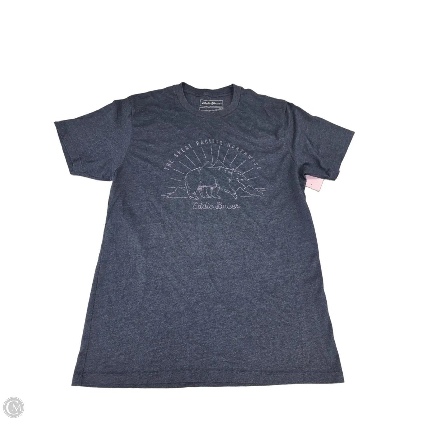Top Short Sleeve By Eddie Bauer In Blue, Size: S