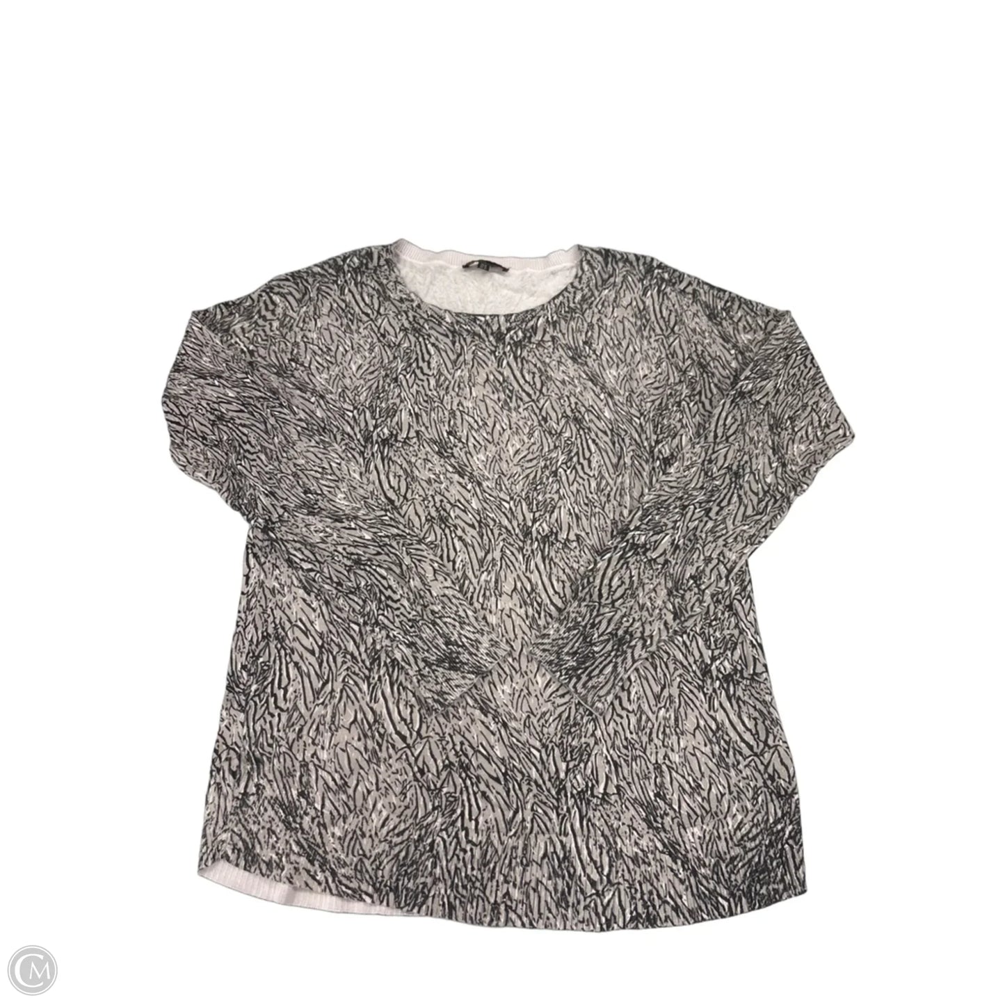 Top Long Sleeve By Dalia In Grey, Size: M
