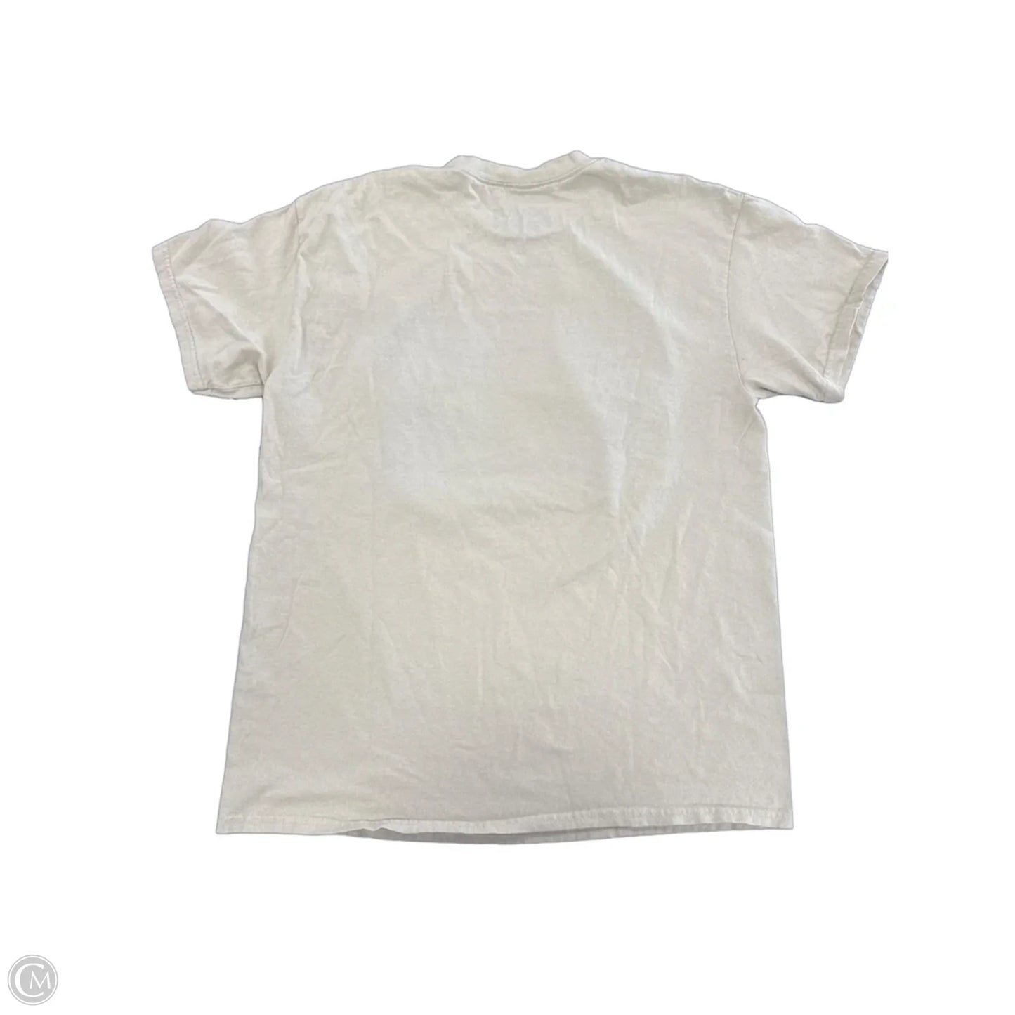 Top Short Sleeve By Cmf In Cream, Size: L
