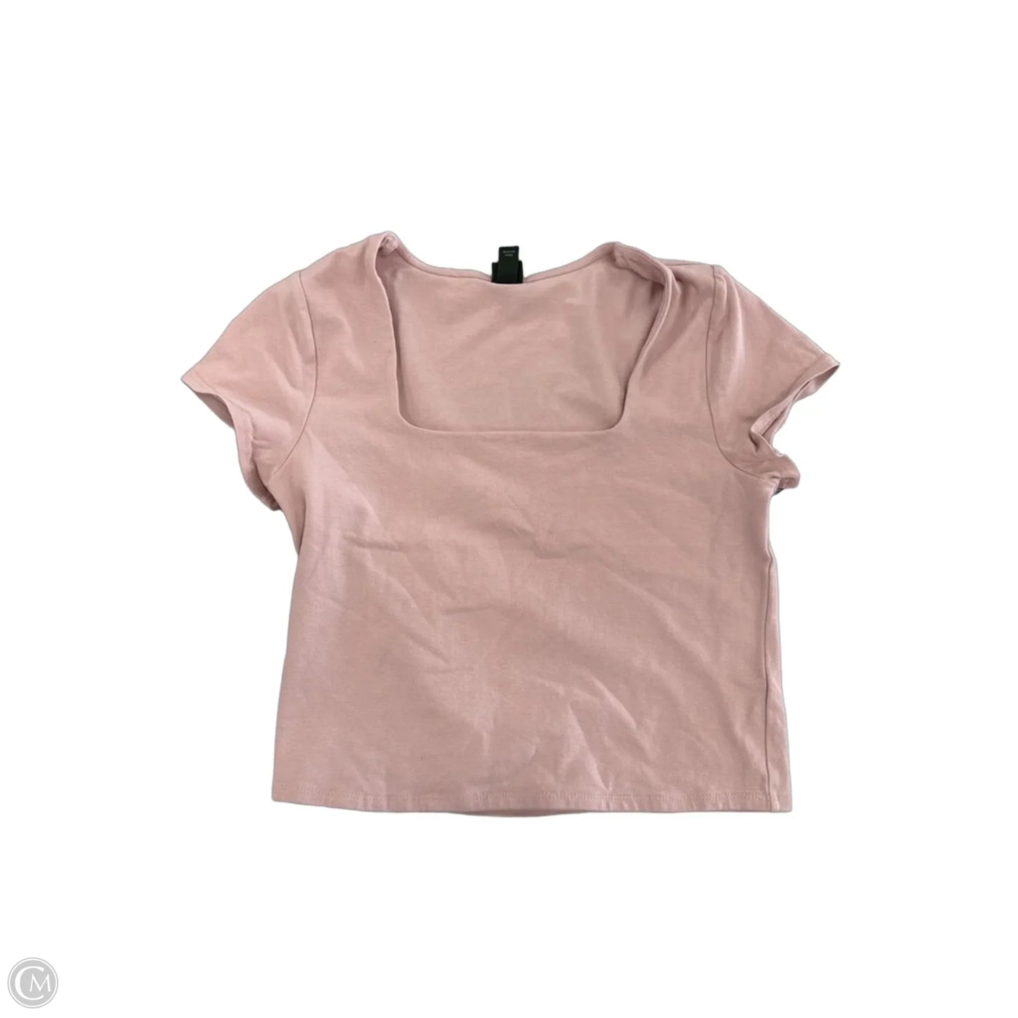 Top Short Sleeve By Wild Fable In Pink, Size: L