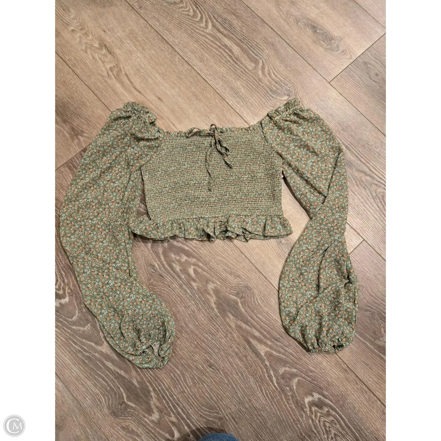 Top Long Sleeve By Altard State In Green, Size: M