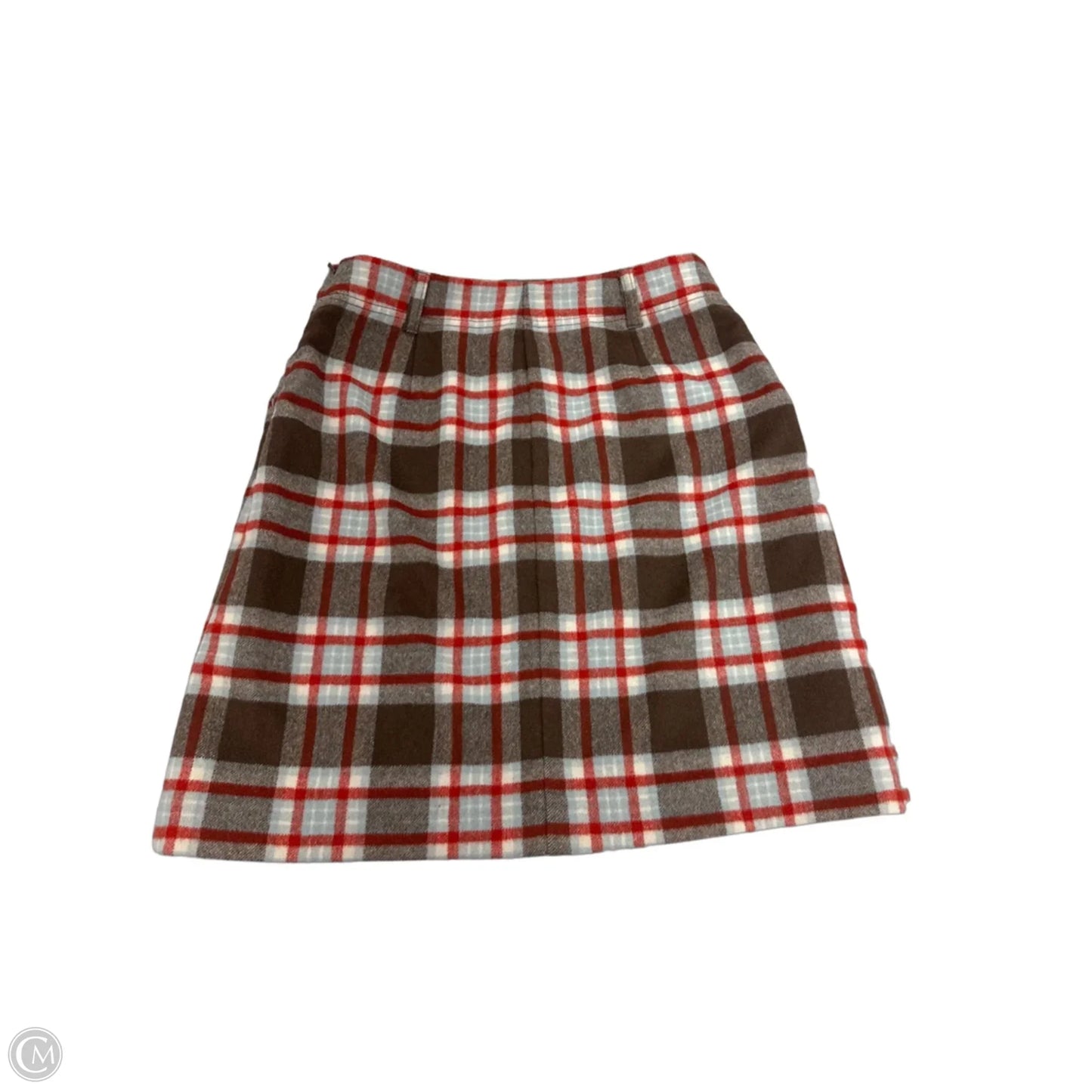 Skirt Mini & Short By Eddie Bauer In Brown & Red, Size: 4