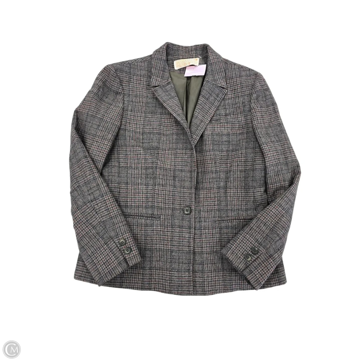 Blazer By Pendleton In Grey & Orange, Size: M