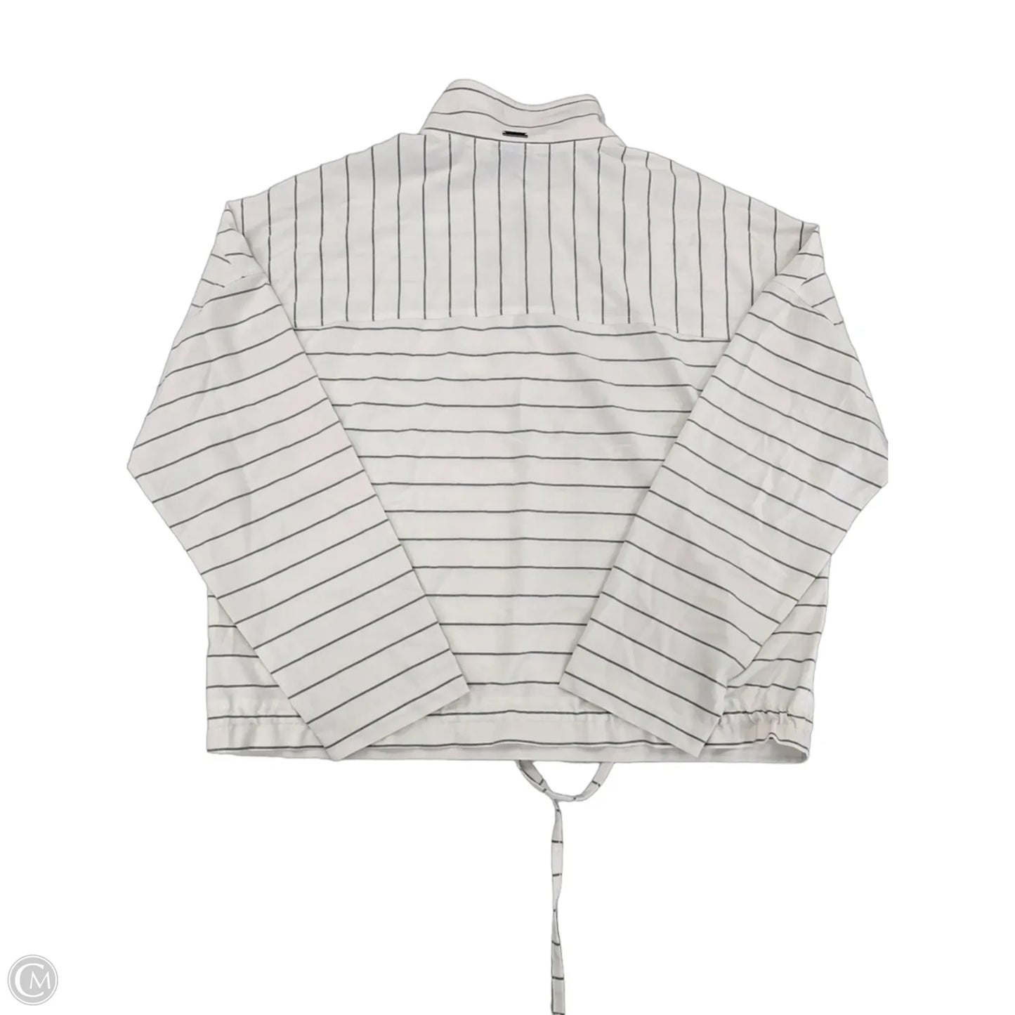 Athletic Top Long Sleeve Collar By Prana In Beige, Size: M