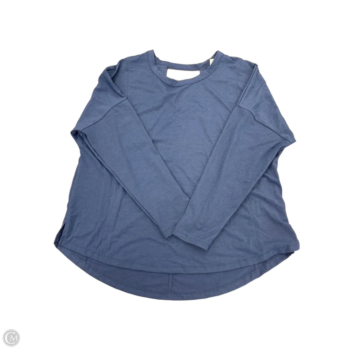 Athletic Top Long Sleeve Crewneck By All In Motion In Blue, Size: L