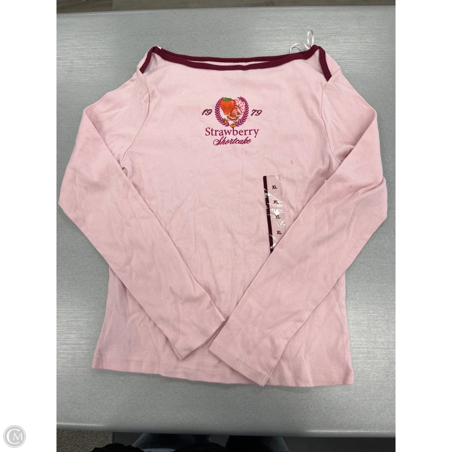Top Long Sleeve By Cmf In Pink, Size: Xl