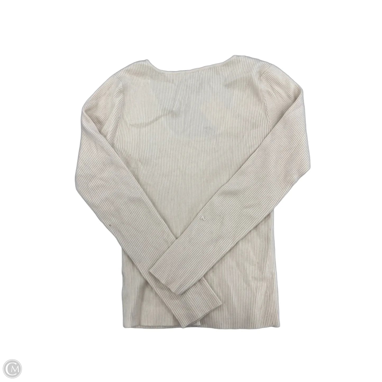 Top Long Sleeve By A New Day In Beige, Size: M