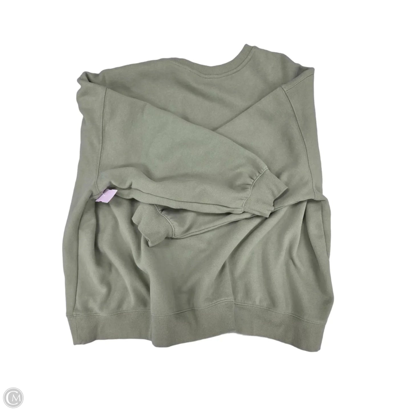 Sweatshirt Crewneck By Lands End In Green, Size: 3x