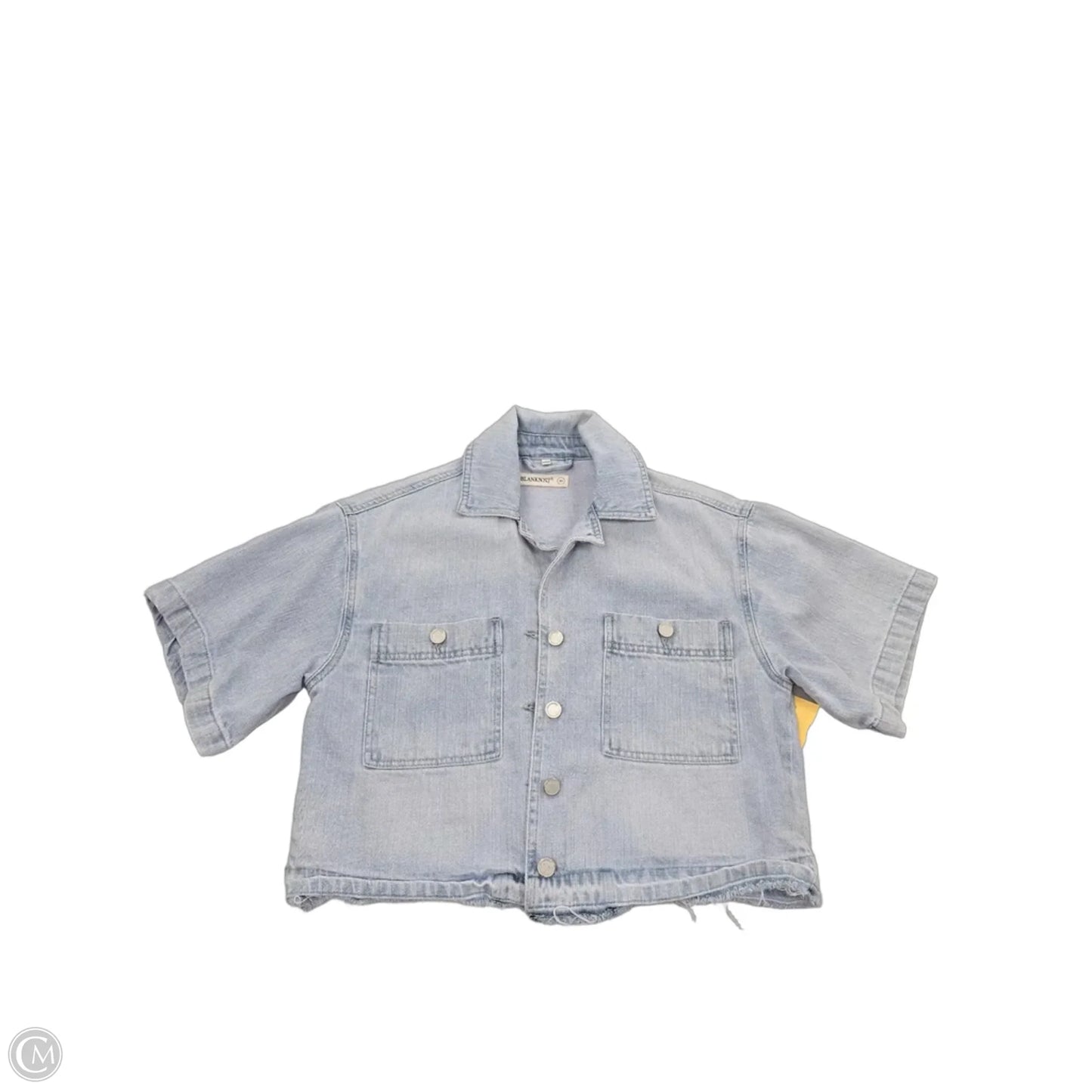 Top Short Sleeve By Blanknyc In Blue Denim, Size: Xs