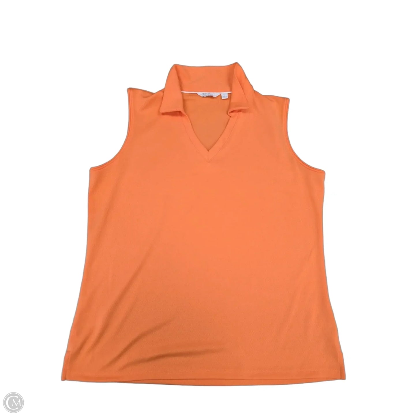 Athletic Tank Top By Lady Hagen In Orange, Size: L