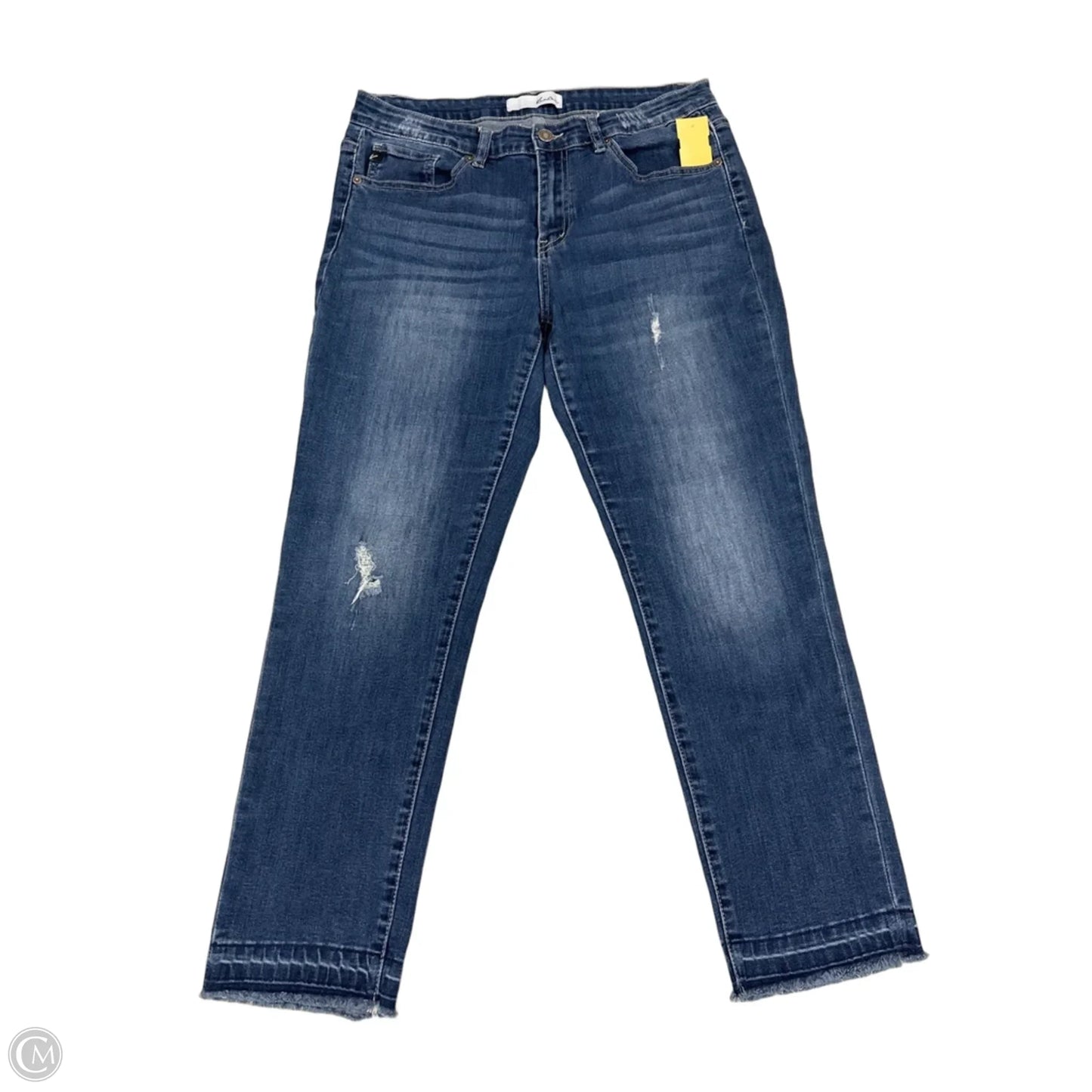 Jeans Straight By Kancan In Blue Denim, Size: 10
