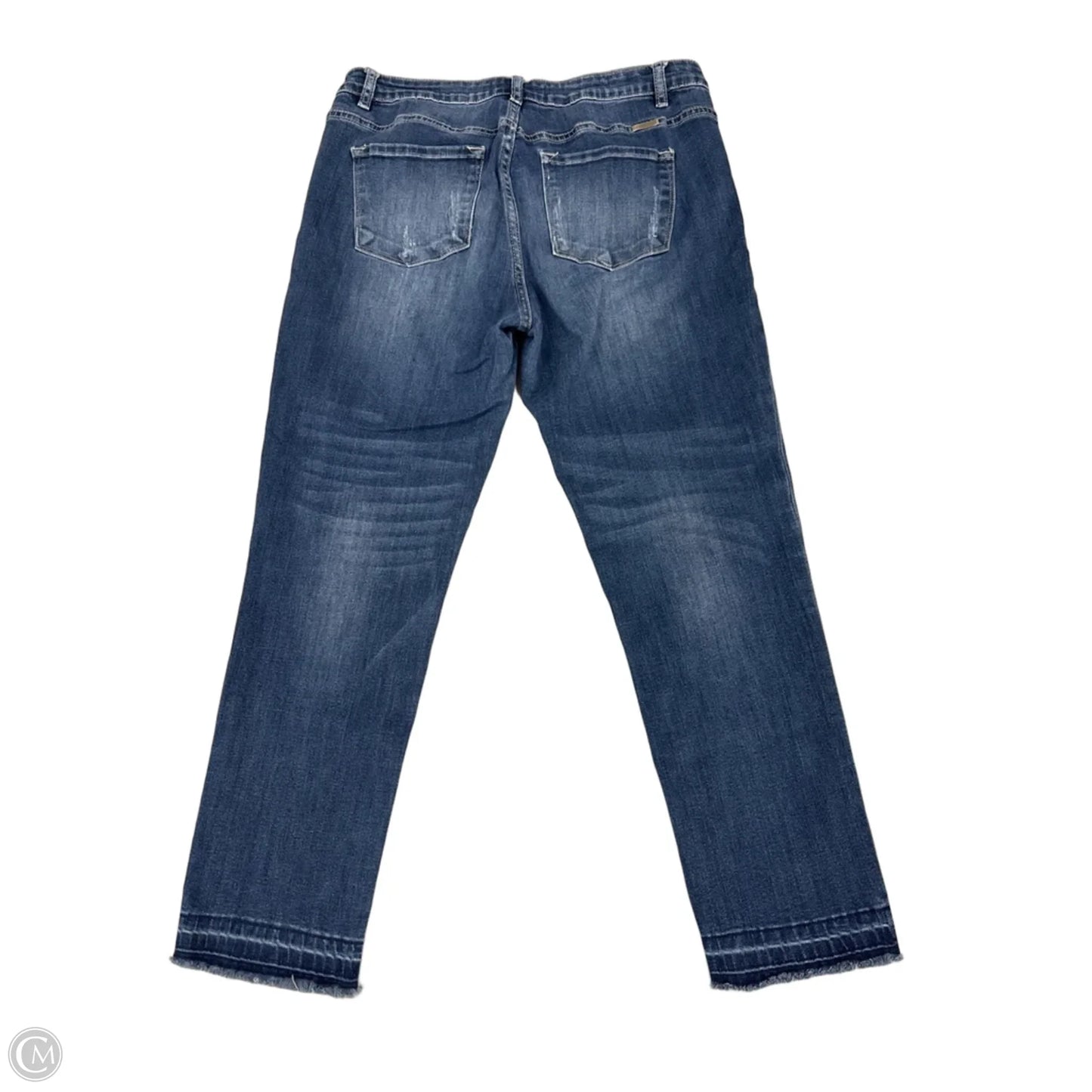 Jeans Straight By Kancan In Blue Denim, Size: 10