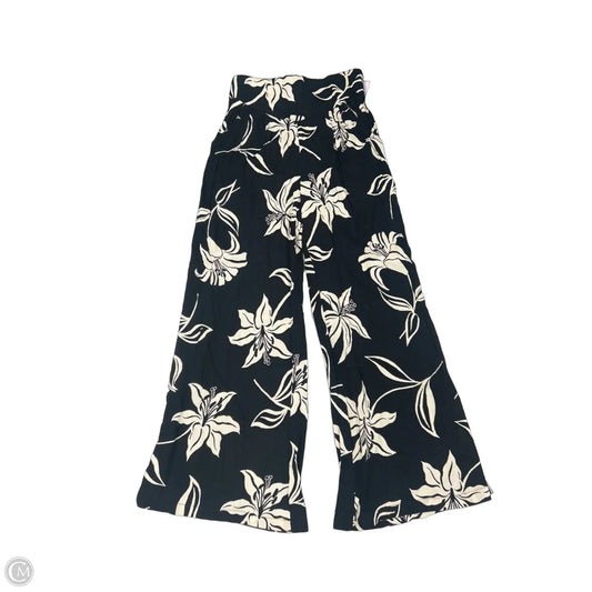 Pants Linen By Angie In Black & Cream, Size: 6