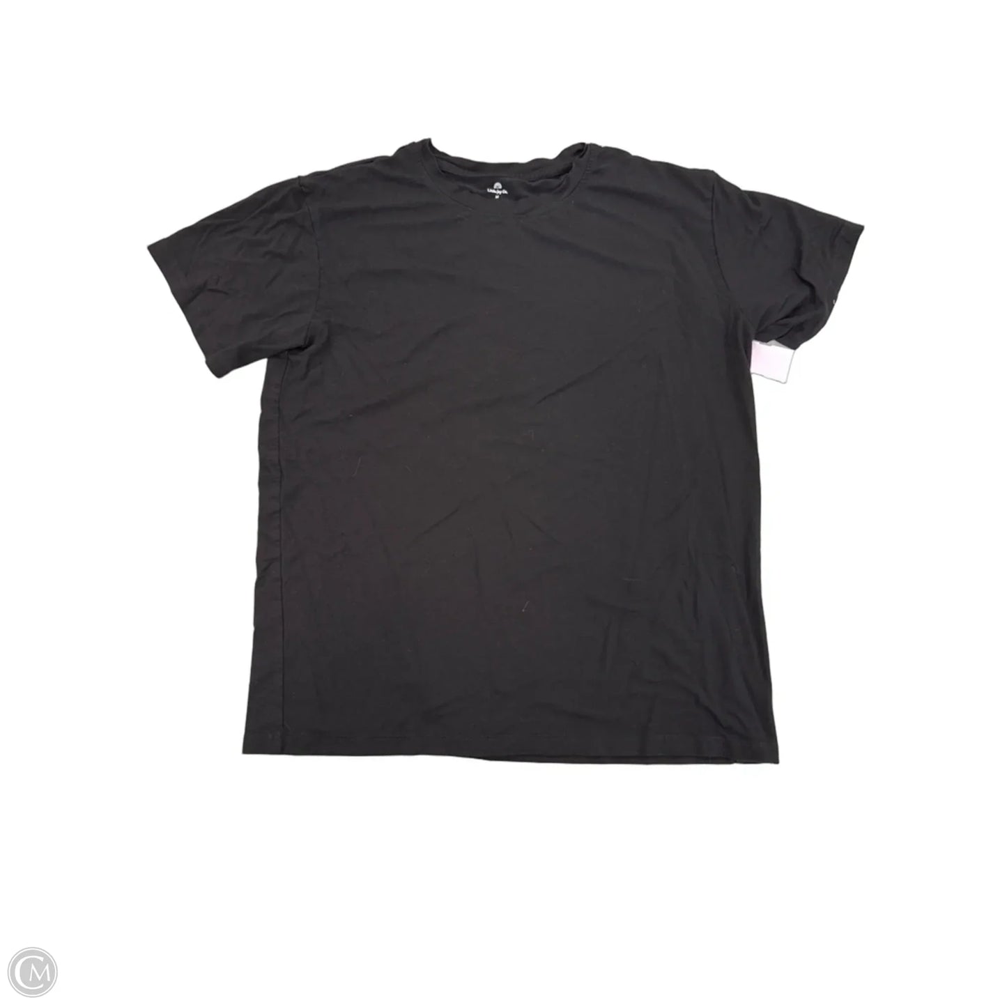 Top Short Sleeve By Cme In Black, Size: M