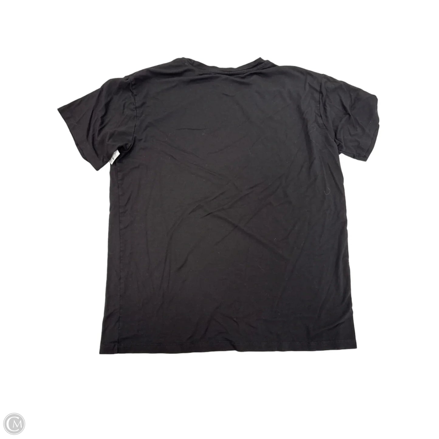 Top Short Sleeve By Cme In Black, Size: M