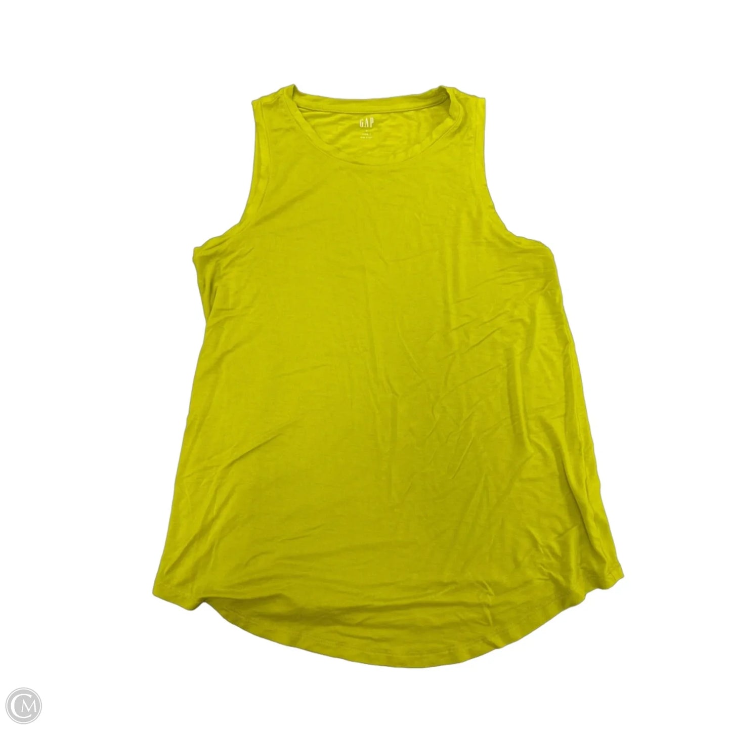 Tank Top By Gap In Yellow, Size: S