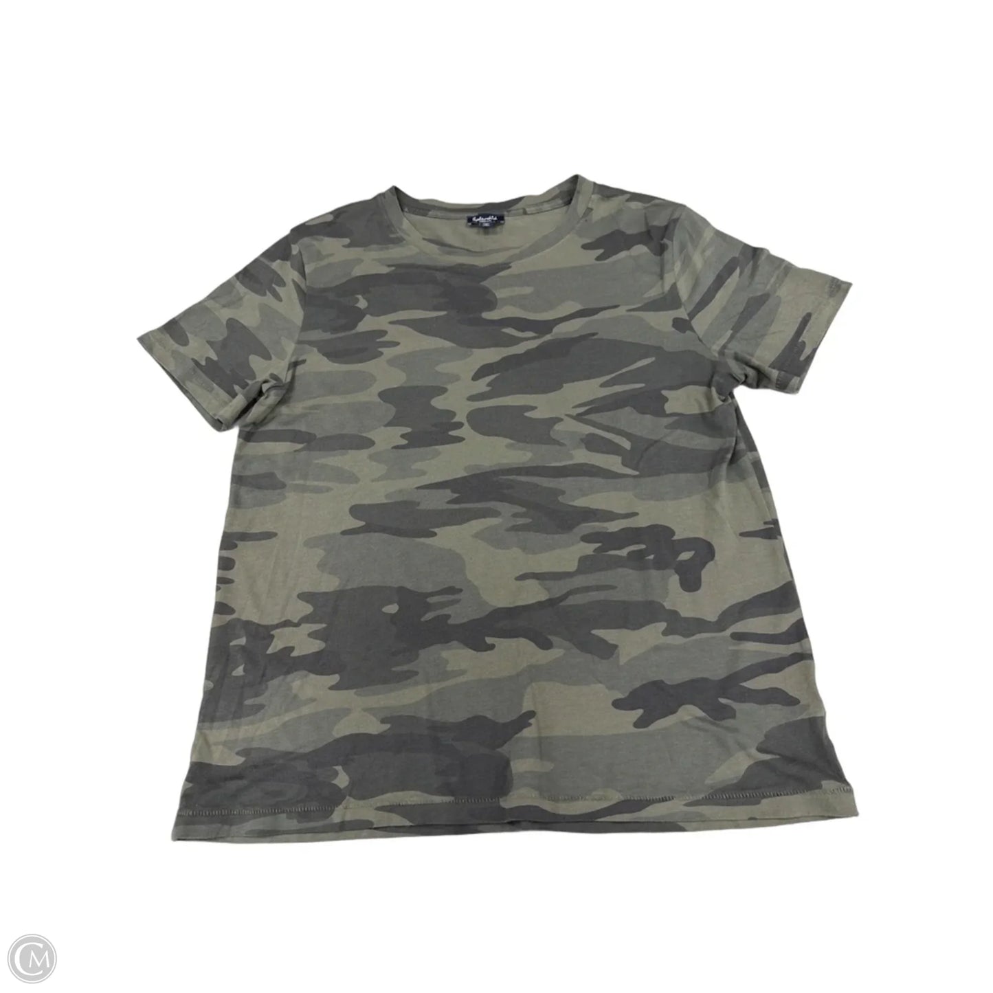 Top Short Sleeve By Splendid In Camouflage Print, Size: M