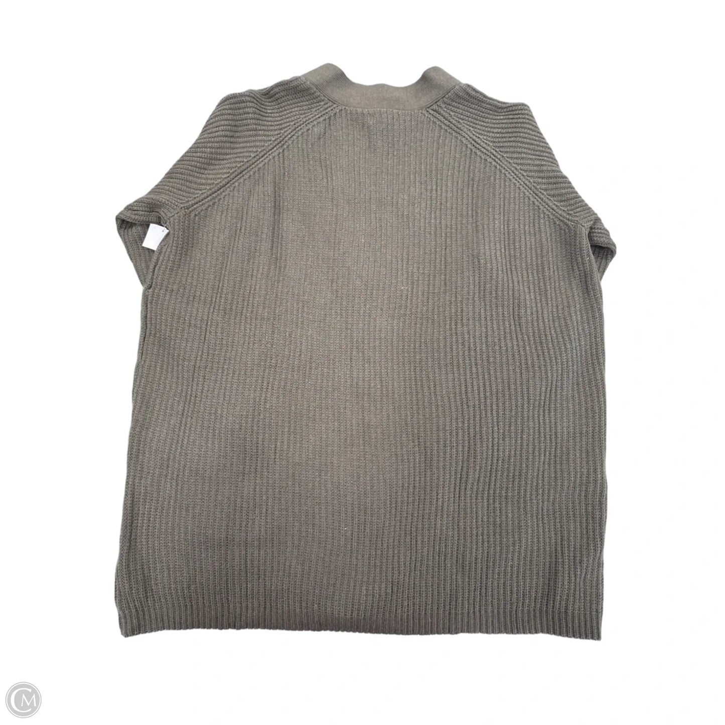 Sweater Cardigan By Woman Within In Brown, Size: 1x