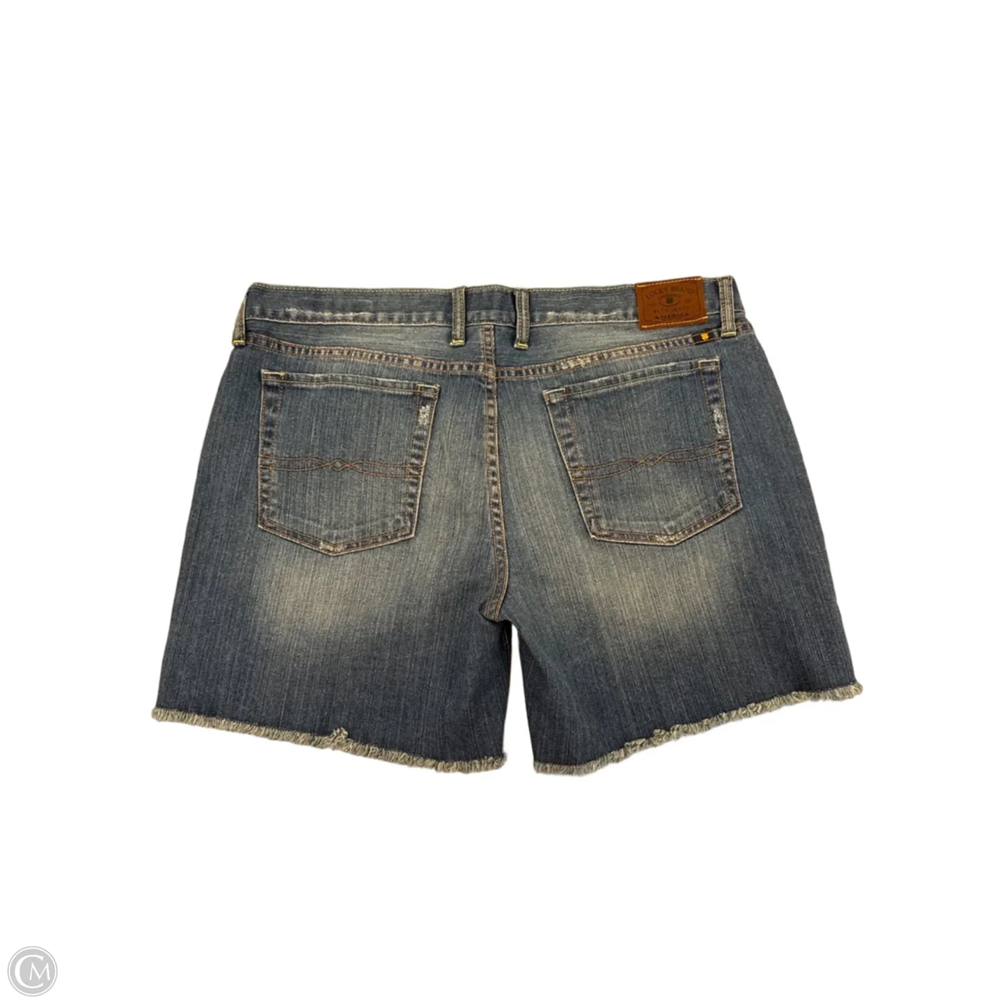 Shorts By Lucky Brand In Blue Denim, Size: 12