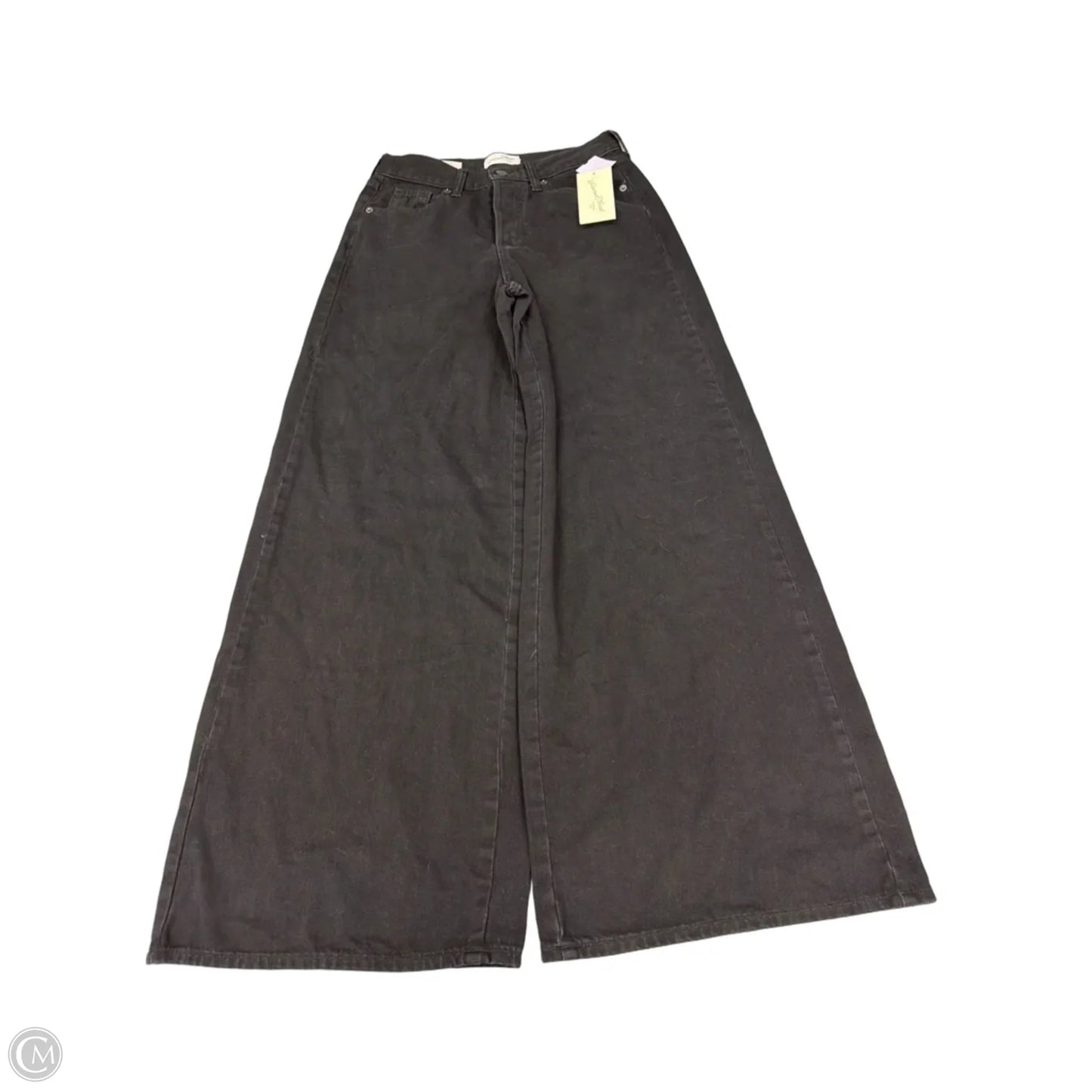 Jeans Wide Leg By Universal Thread In Black Denim, Size: 2