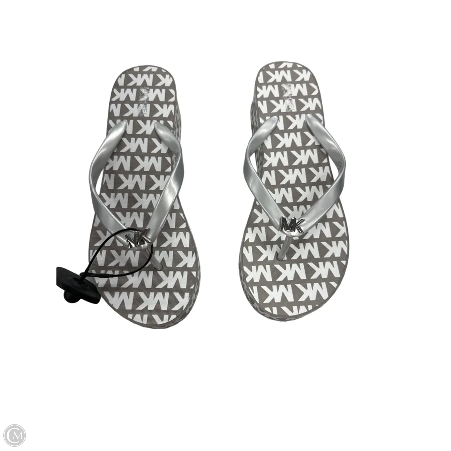 Sandals Designer By Michael Kors In Grey, Size: 8