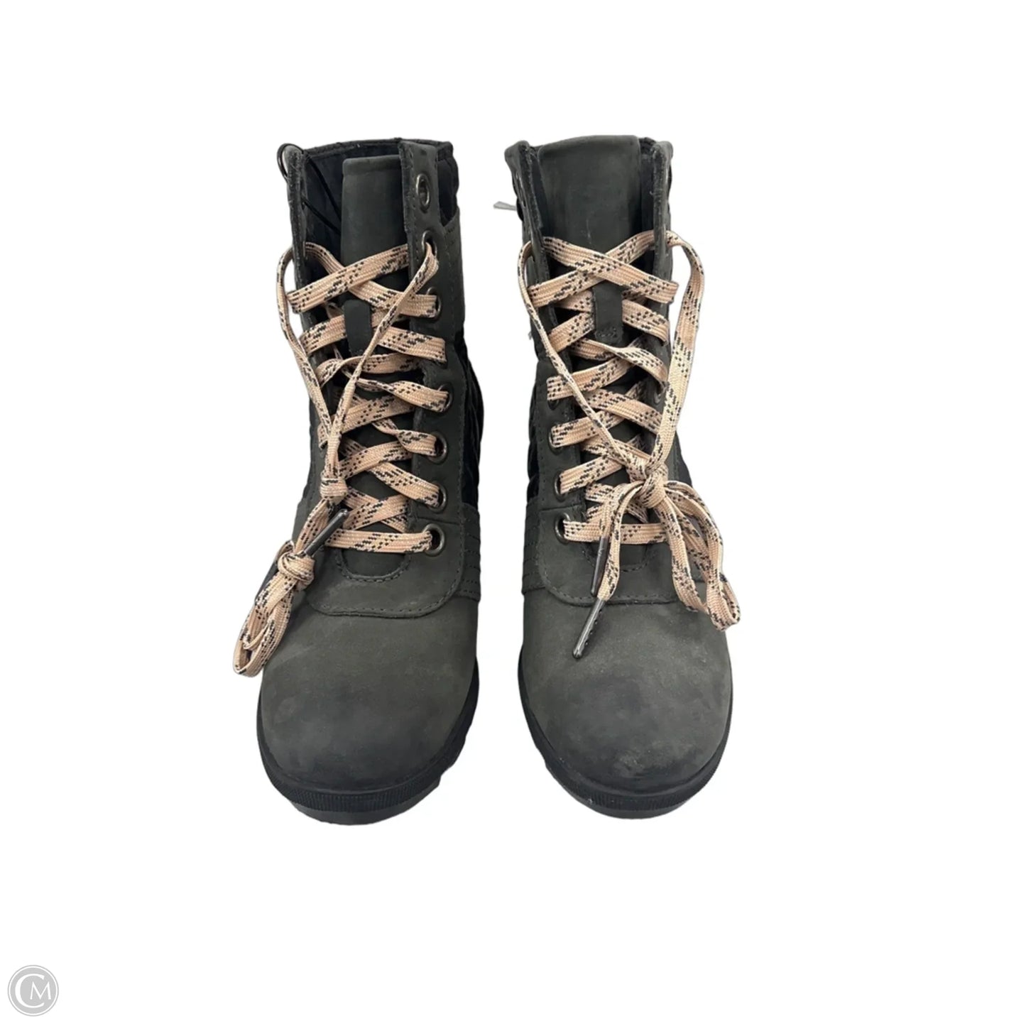 Boots Ankle Heels By Sorel In Green, Size: 5