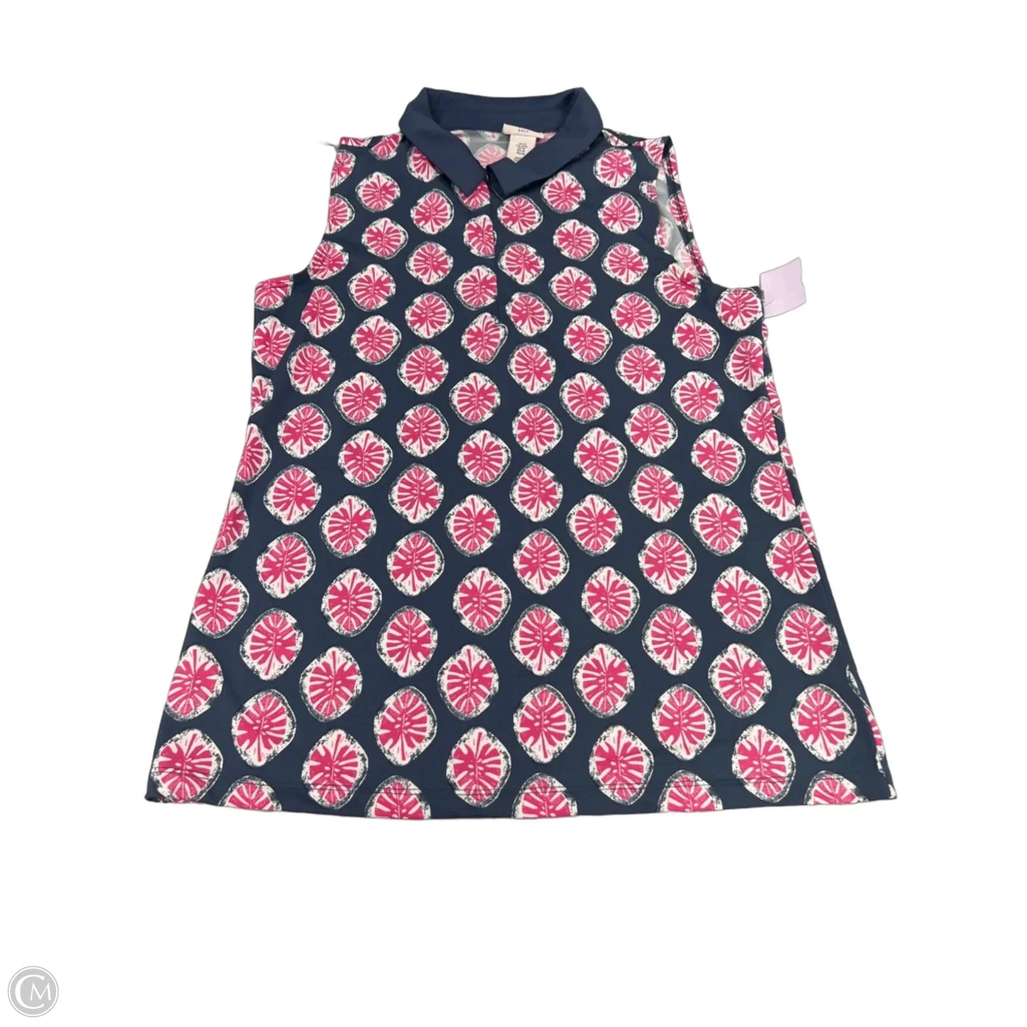 Athletic Tank Top By Tommy Bahama In Blue & Pink, Size: M