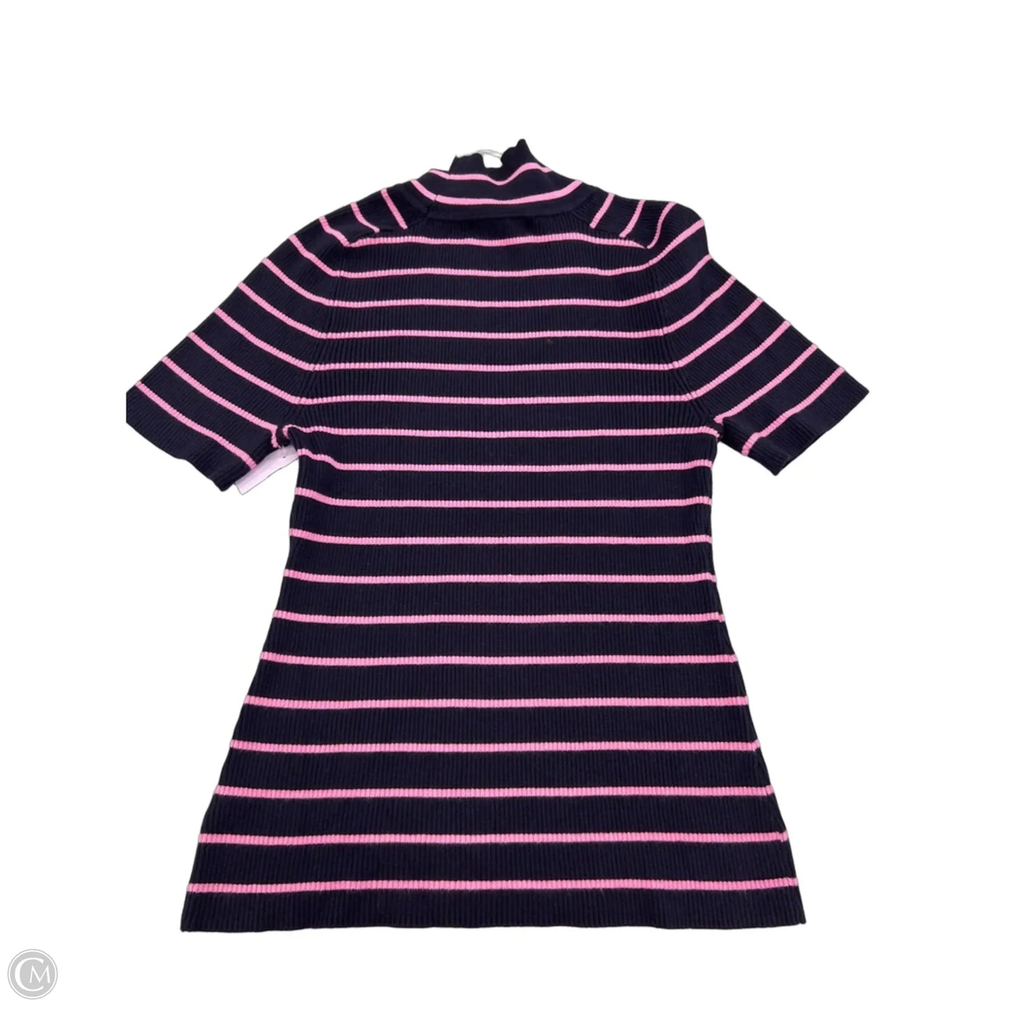 Top Short Sleeve By Free Assembly In Pink & Purple, Size: S