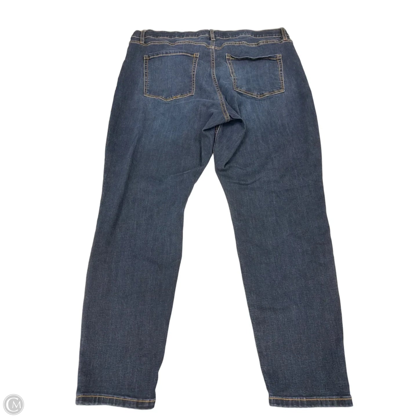 Jeans Skinny By Ava & Viv In Blue Denim, Size: 18