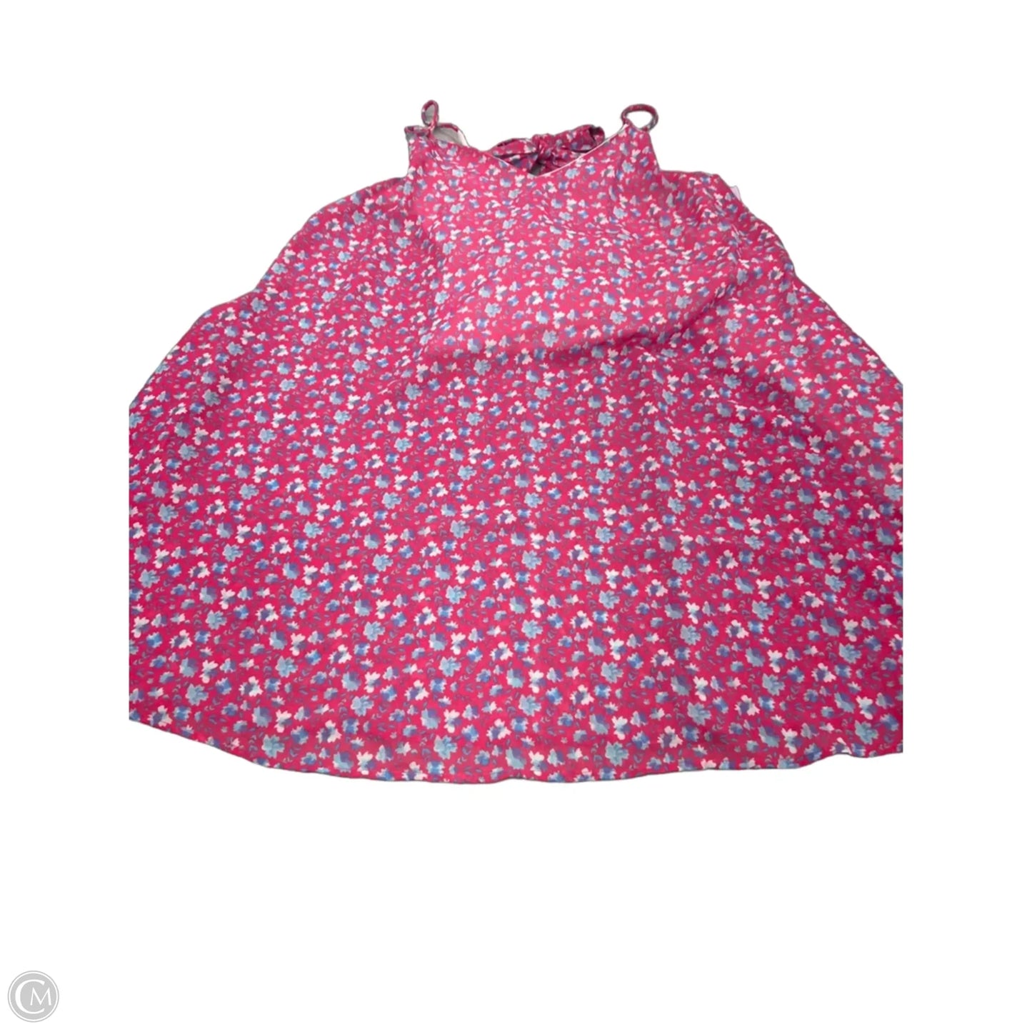 Dress Casual Short By Pink Lily In Blue & Pink, Size: L