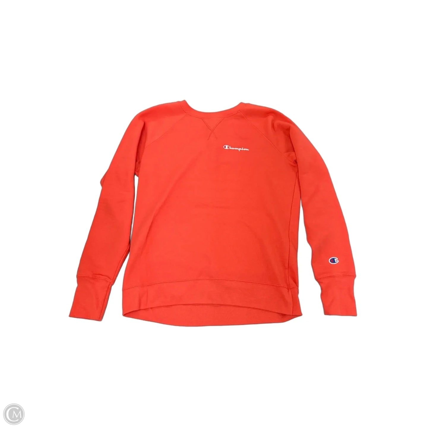 Top Long Sleeve By Champion In Orange, Size: M