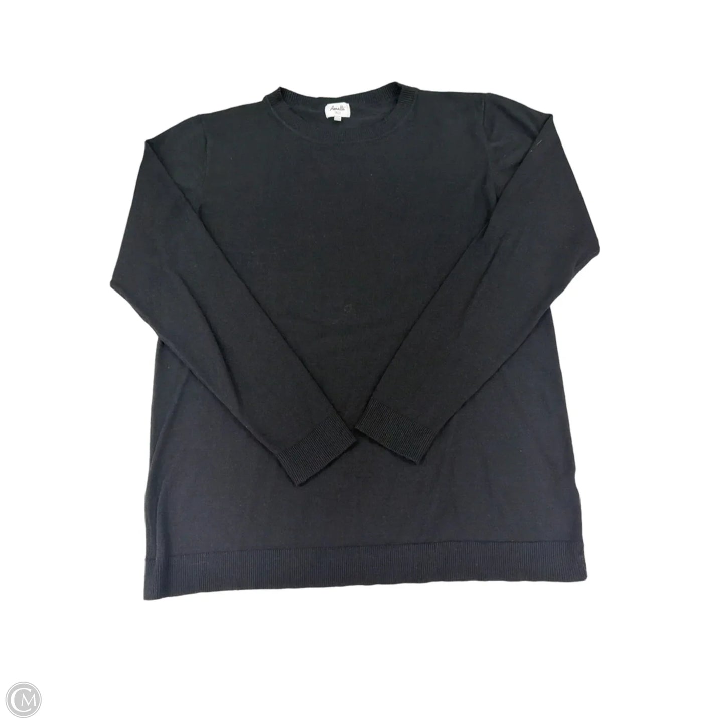 Top Long Sleeve By Cme In Black, Size: Xl