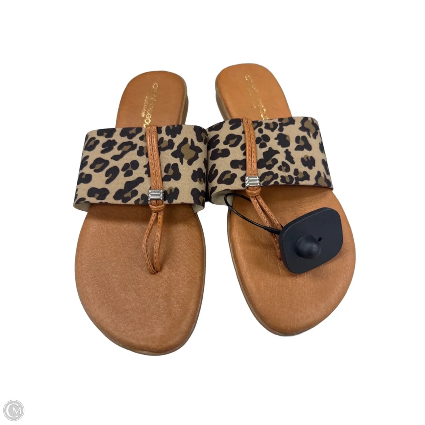 Sandals Flip Flops By Cme In Animal Print, Size: 9