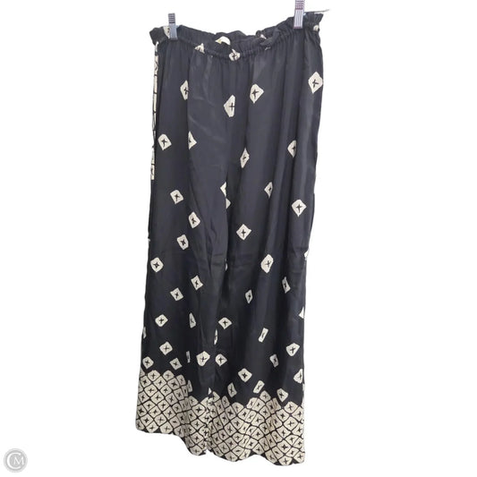 Pants Wide Leg By Marie Oliver In Black & Cream, Size: 4